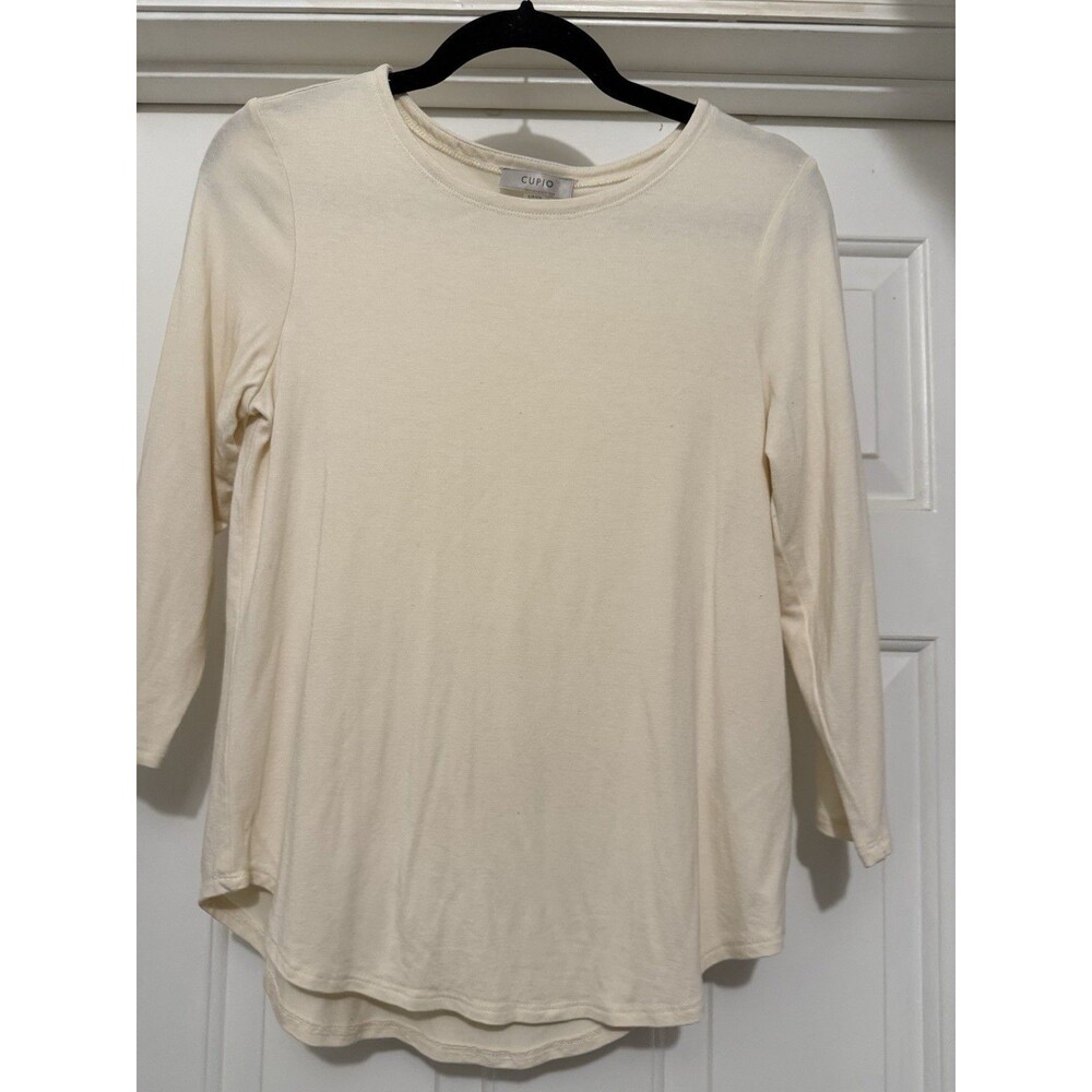 Cupio Women's Top Size S Off-White NWOT